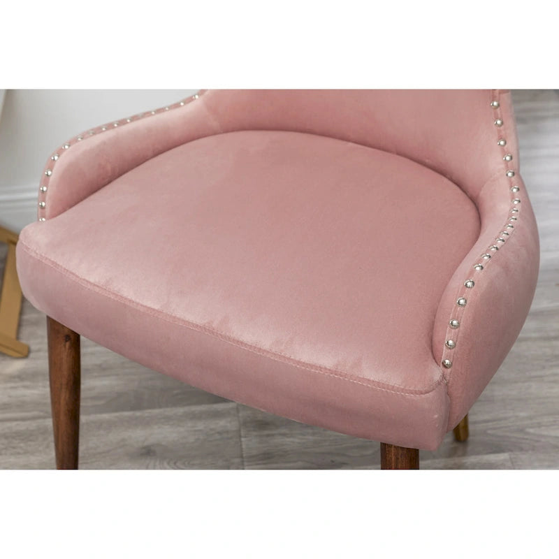 Fauteuil d'appoint en velours de style moderne du milieu du siècle Lindale de Roundhill Furniture