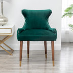 Fauteuil d'appoint en velours de style moderne du milieu du siècle Lindale de Roundhill Furniture