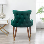 Fauteuil d'appoint en velours de style moderne du milieu du siècle Lindale de Roundhill Furniture