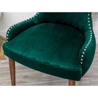 Fauteuil d'appoint en velours de style moderne du milieu du siècle Lindale de Roundhill Furniture