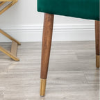 Fauteuil d'appoint en velours de style moderne du milieu du siècle Lindale de Roundhill Furniture