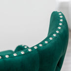 Fauteuil d'appoint en velours de style moderne du milieu du siècle Lindale de Roundhill Furniture