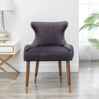 Fauteuil d'appoint en velours de style moderne du milieu du siècle Lindale de Roundhill Furniture