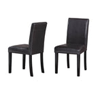 Chaises de salle à manger Mai en similicuir (lot de 2)
