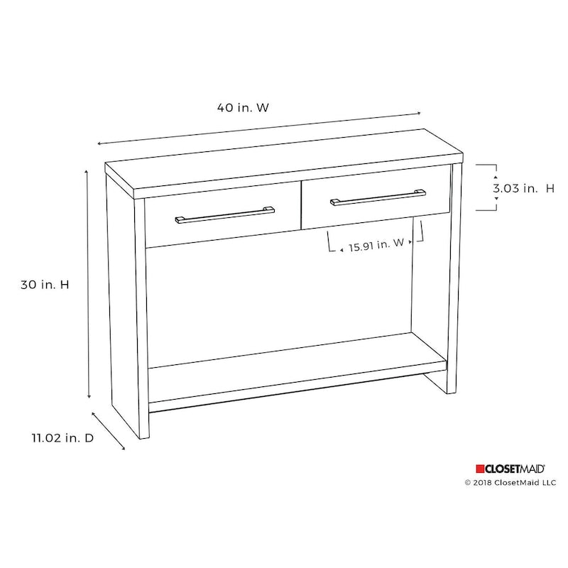Console modulaire ClosetMaid