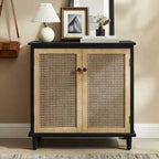Meuble d'appoint en rotin tressé Art Leon