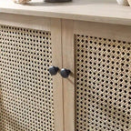 Meuble d'appoint en rotin tressé Art Leon