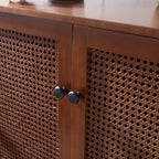 Meuble d'appoint en rotin tressé Art Leon