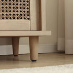 Meuble d'appoint en rotin tressé Art Leon
