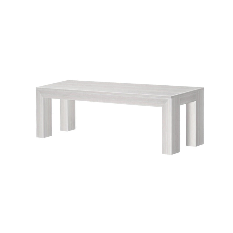 Banc de salle à manger moderne en bois massif à chevrons et poutres - 61