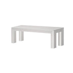 Banc de salle à manger moderne en bois massif à chevrons et poutres - 61