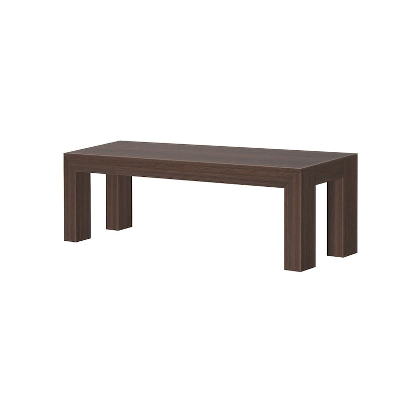 Banc de salle à manger moderne en bois massif à chevrons et poutres - 61