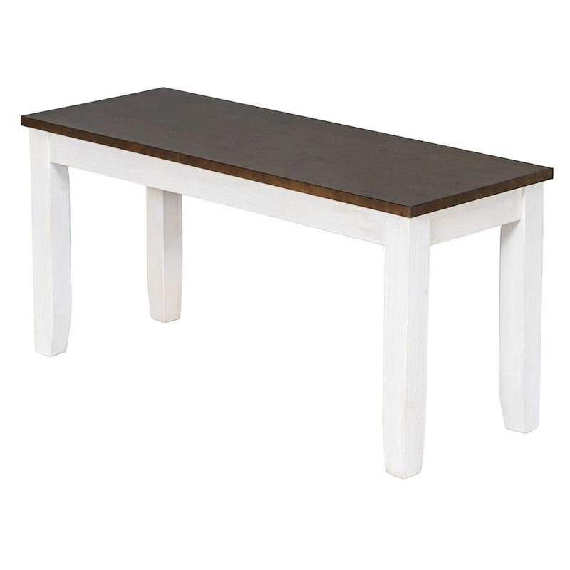 Ensemble de salle à manger 6 pièces avec 4 chaises et un banc