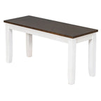 Ensemble de salle à manger 6 pièces avec 4 chaises et un banc