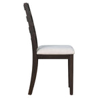 Ensemble de salle à manger 6 pièces avec 4 chaises et un banc