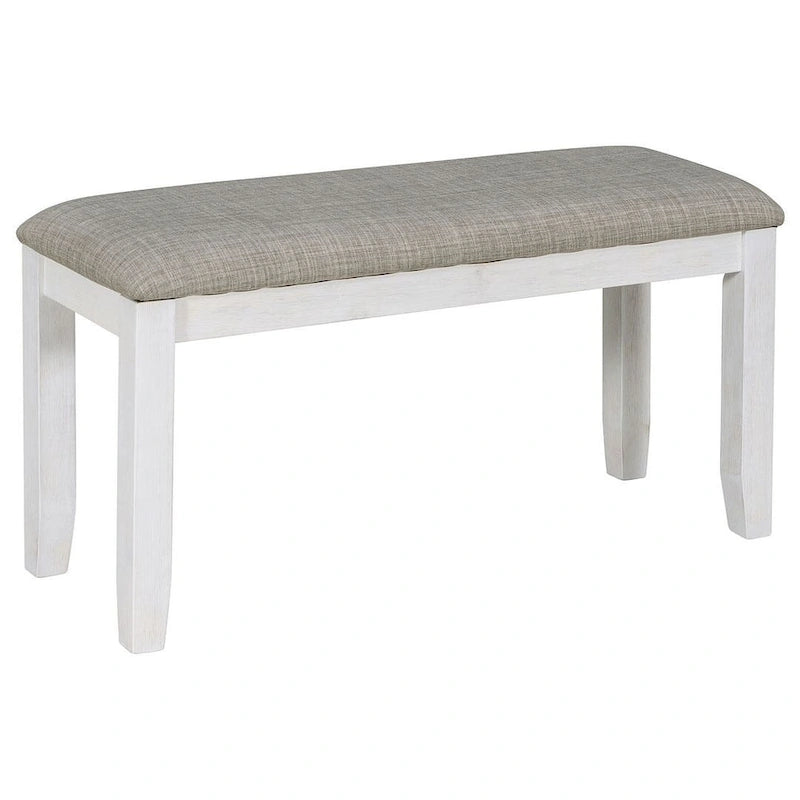 Ensemble de salle à manger 6 pièces avec 4 chaises et un banc