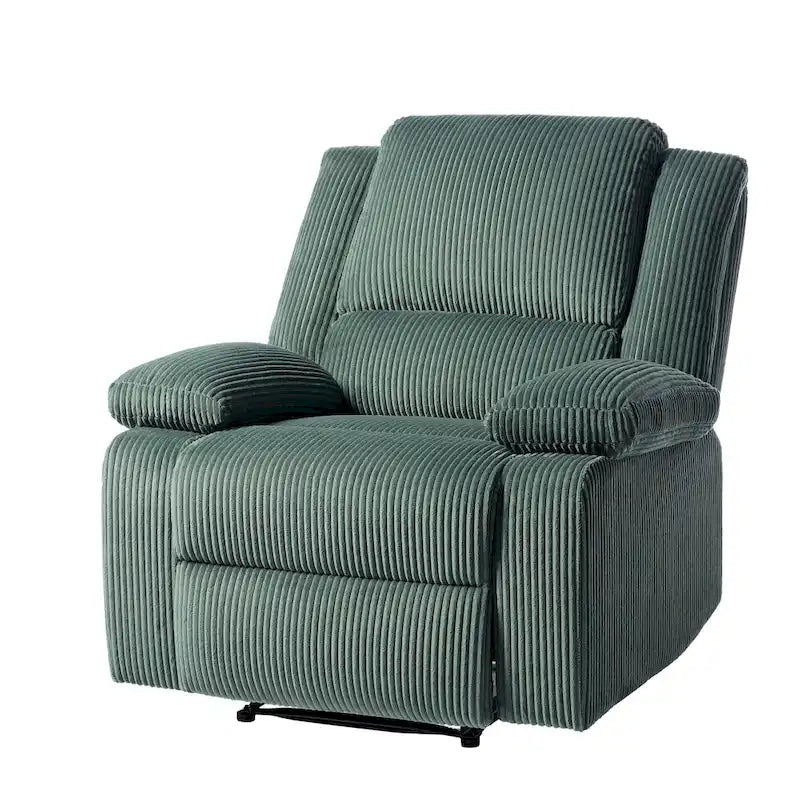 Fauteuil inclinable manuel en cuir végétalien à dossier inclinable