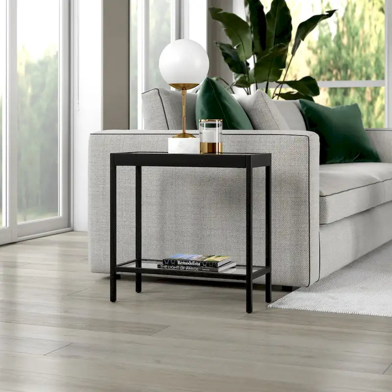 Table d'appoint rectangulaire large Alexis 24