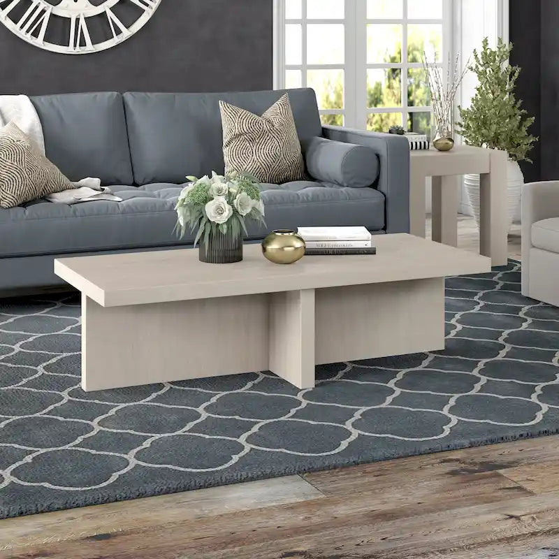 Table basse rectangulaire large Elna 54 - 54 de large