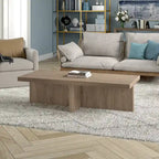 Table basse rectangulaire large Elna 54 - 54 de large