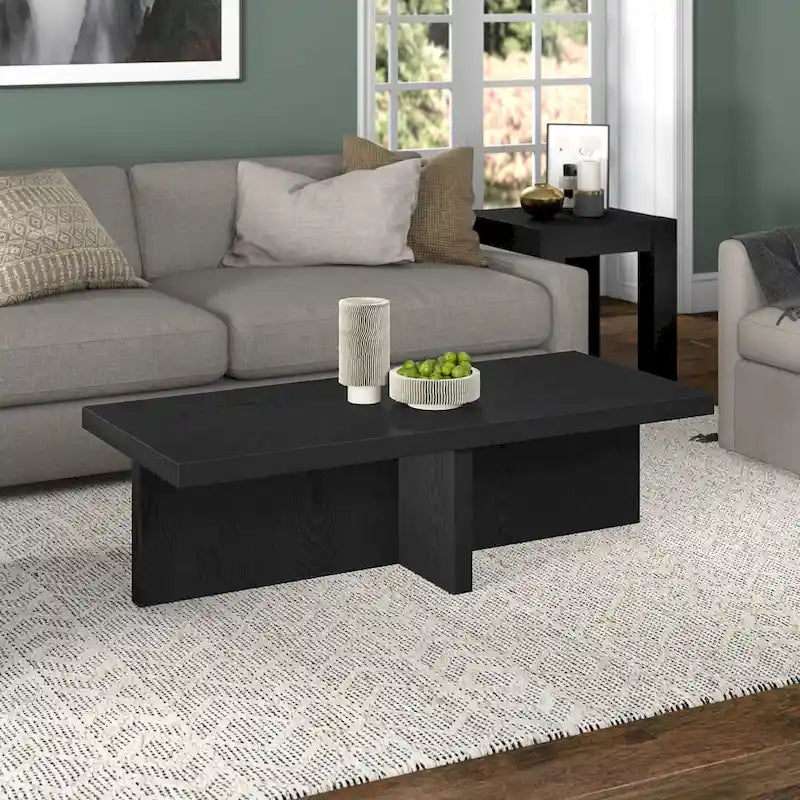 Table basse rectangulaire large Elna 54 - 54 de large