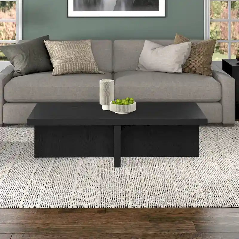 Table basse rectangulaire large Elna 54 - 54 de large