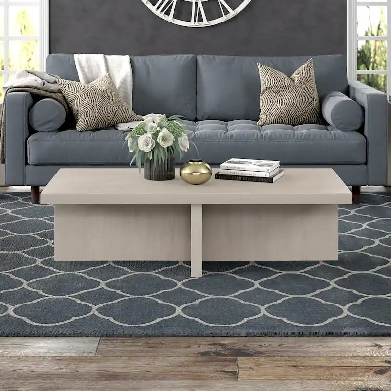 Table basse rectangulaire large Elna 54 - 54 de large