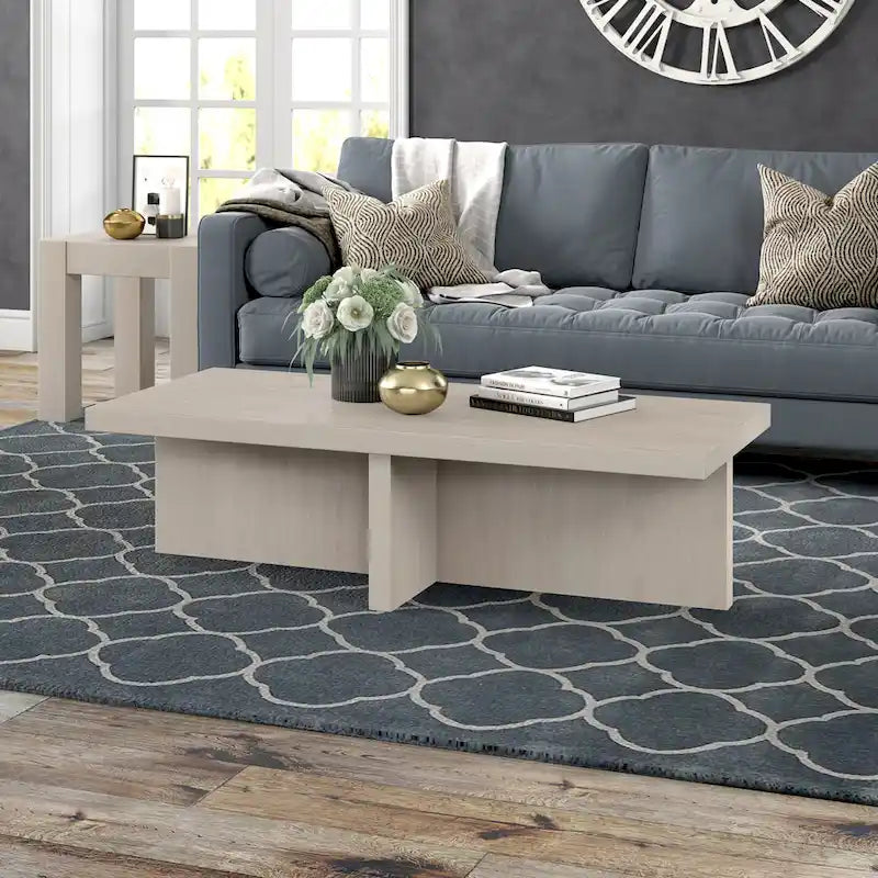 Table basse rectangulaire large Elna 54 - 54 de large