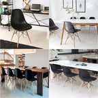 Chaises de salle à manger modernes - Lot de 4