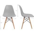 Chaises de salle à manger modernes - Lot de 4