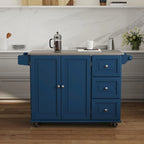 Desserte de cuisine Dolly Madison avec plateau en acier inoxydable par Homestyles