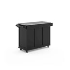 Desserte de cuisine Dolly Madison avec plateau en acier inoxydable par Homestyles