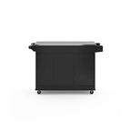 Desserte de cuisine Dolly Madison avec plateau en acier inoxydable par Homestyles