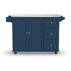 Desserte de cuisine Dolly Madison avec plateau en acier inoxydable par Homestyles
