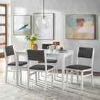 Ensemble de salle à manger 5 pièces en bois massif Jules de Simple Living