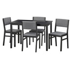 Ensemble de salle à manger 5 pièces en bois massif Jules de Simple Living