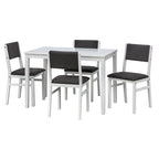 Ensemble de salle à manger 5 pièces en bois massif Jules de Simple Living