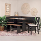 Coin repas de ferme en bois Middlecreek