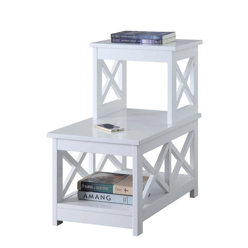 Table d'appoint à 2 marches Oxford Convenience Concepts