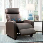 Fauteuil Inclinable de Massage Homall en Similicuir PU pour Cinéma Maison avec Siège Rembourré