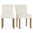 Chaise de salle à manger capitonnée (lot de 2)