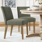 Chaise de salle à manger capitonnée (lot de 2)