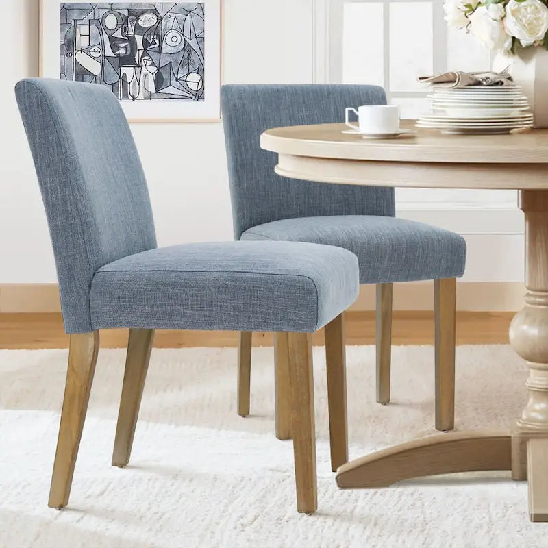 Chaise de salle à manger capitonnée (lot de 2)