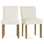 Chaise de salle à manger capitonnée (lot de 2)