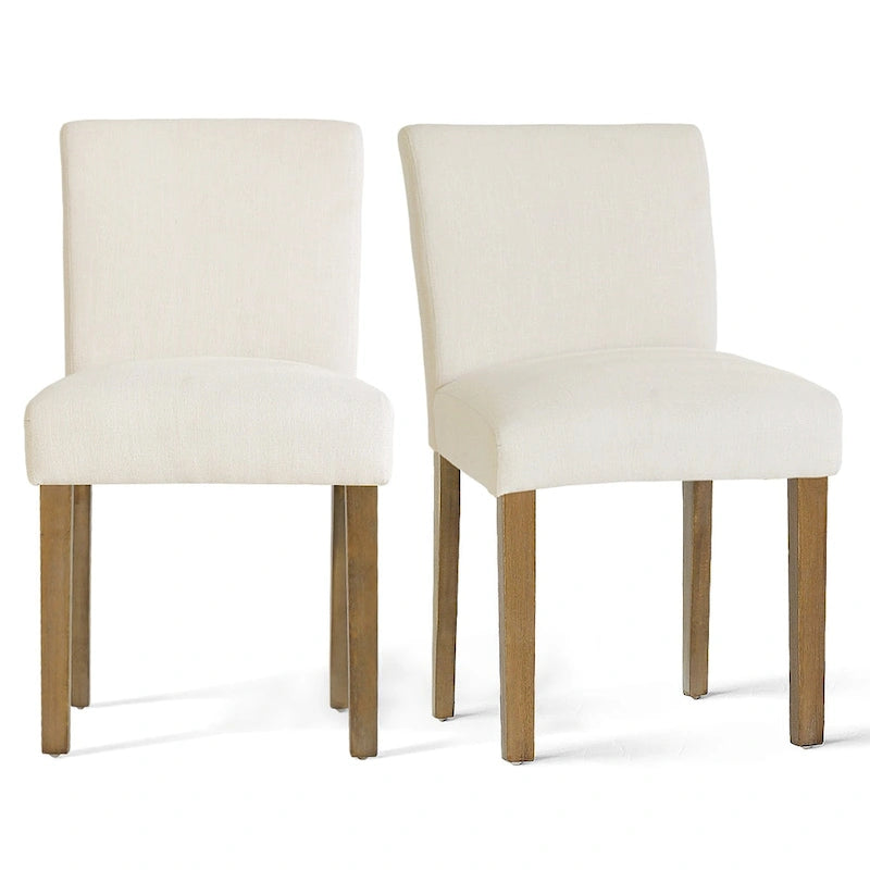 Chaise de salle à manger capitonnée (lot de 2)