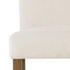 Chaise de salle à manger capitonnée (lot de 2)