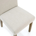 Chaise de salle à manger capitonnée (lot de 2)
