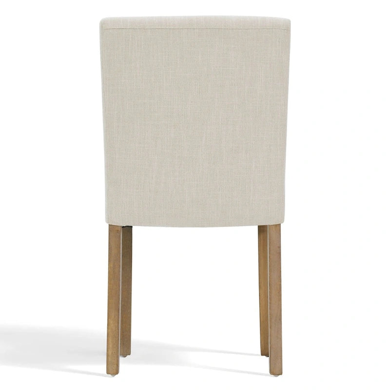 Chaise de salle à manger capitonnée (lot de 2)