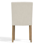 Chaise de salle à manger capitonnée (lot de 2)