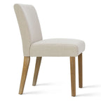 Chaise de salle à manger capitonnée (lot de 2)